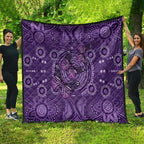 Purple Butterfly Spirit Quilt Australian Epilepsy Awareness - Aussie Hoodie