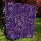 Purple Butterfly Spirit Quilt Australian Epilepsy Awareness - Aussie Hoodie