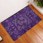 Purple Butterfly Spirit Rubber Doormat Australian Epilepsy Awareness - Aussie Hoodie