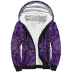 Purple Butterfly Spirit Sherpa Hoodie Australian Epilepsy Awareness - Aussie Hoodie
