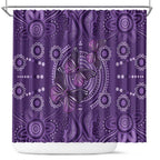 Purple Butterfly Spirit Shower Curtain Australian Epilepsy Awareness - Aussie Hoodie