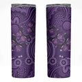Purple Butterfly Spirit Skinny Tumbler Australian Epilepsy Awareness - Aussie Hoodie