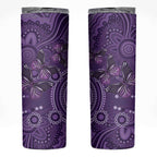 Purple Butterfly Spirit Skinny Tumbler Australian Epilepsy Awareness - Aussie Hoodie