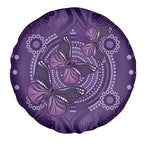 Purple Butterfly Spirit Spare Tire Cover Australian Epilepsy Awareness - Aussie Hoodie