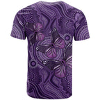 Purple Butterfly Spirit T Shirt Australian Epilepsy Awareness - Aussie Hoodie