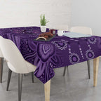 Purple Butterfly Spirit Tablecloth Australian Epilepsy Awareness - Aussie Hoodie