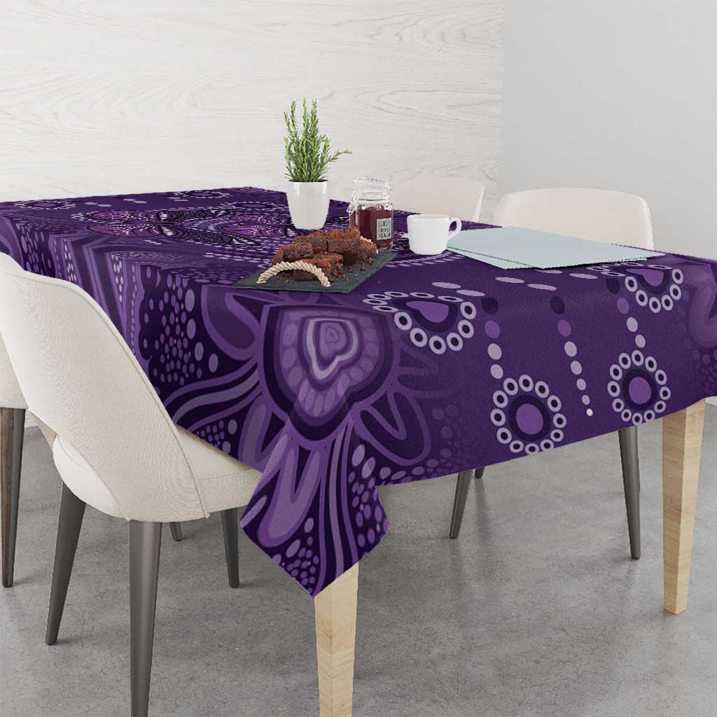 Purple Butterfly Spirit Tablecloth Australian Epilepsy Awareness - Aussie Hoodie