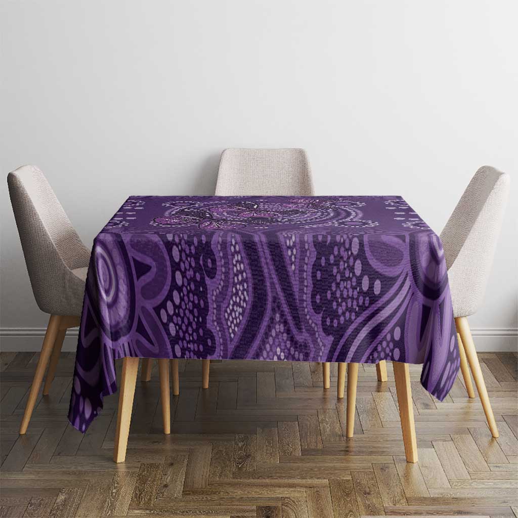Purple Butterfly Spirit Tablecloth Australian Epilepsy Awareness - Aussie Hoodie