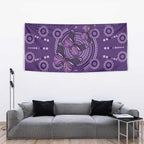 Purple Butterfly Spirit Tapestry Australian Epilepsy Awareness - Aussie Hoodie