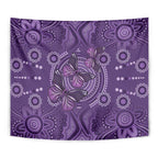 Purple Butterfly Spirit Tapestry Australian Epilepsy Awareness - Aussie Hoodie