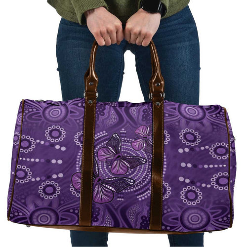 Purple Butterfly Spirit Travel Bag Australian Epilepsy Awareness - Aussie Hoodie