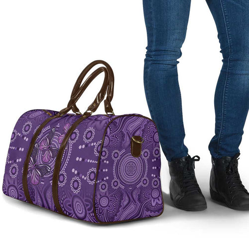 Purple Butterfly Spirit Travel Bag Australian Epilepsy Awareness - Aussie Hoodie