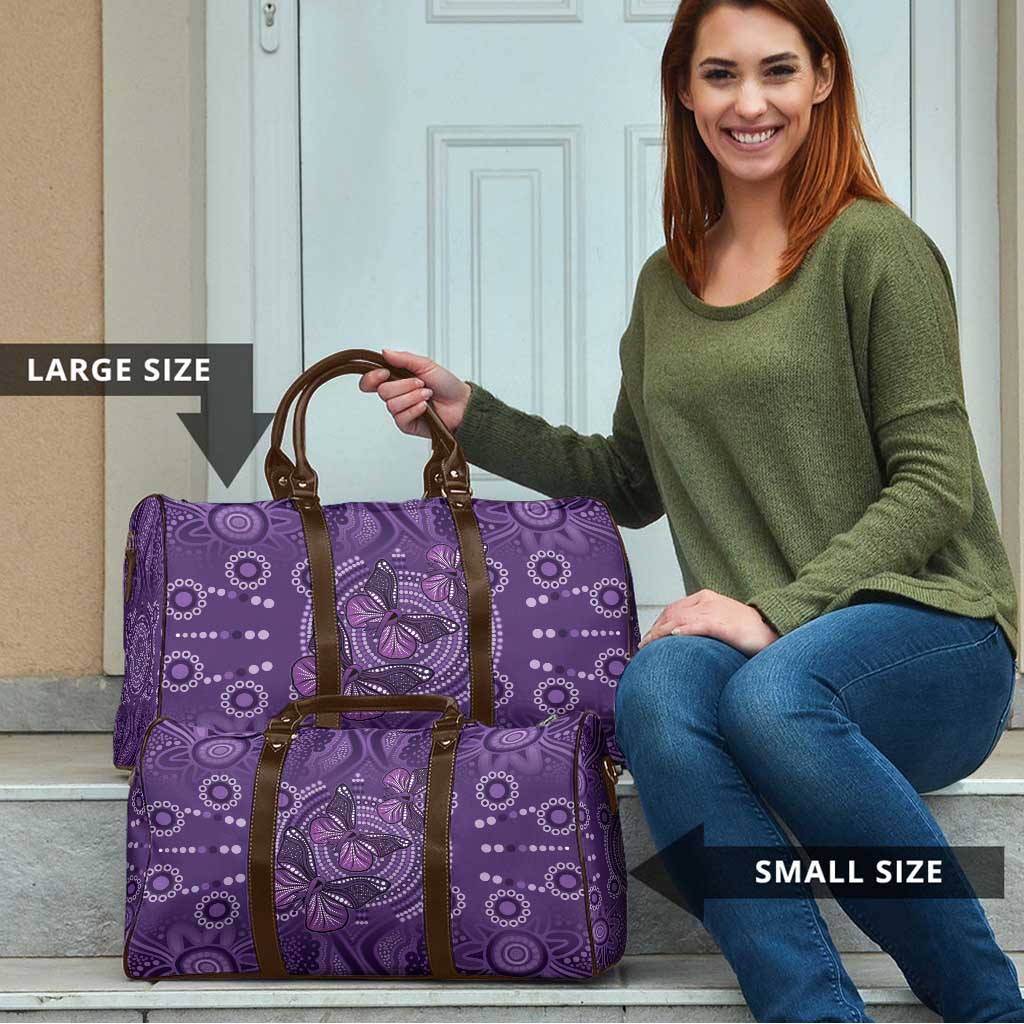Purple Butterfly Spirit Travel Bag Australian Epilepsy Awareness - Aussie Hoodie