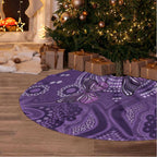 Purple Butterfly Spirit Tree Skirt Australian Epilepsy Awareness - Aussie Hoodie