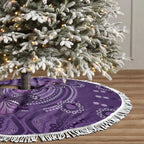 Purple Butterfly Spirit Tree Skirt Australian Epilepsy Awareness - Aussie Hoodie