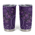 Purple Butterfly Spirit Tumbler Cup Australian Epilepsy Awareness - Aussie Hoodie