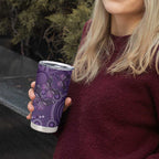 Purple Butterfly Spirit Tumbler Cup Australian Epilepsy Awareness - Aussie Hoodie