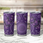 Purple Butterfly Spirit Tumbler Cup Australian Epilepsy Awareness - Aussie Hoodie