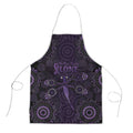Purple Dragonfly Aboriginal of Hope Apron Australian Epilepsy Awareness - Aussie Hoodie