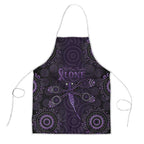 Purple Dragonfly Aboriginal of Hope Apron Australian Epilepsy Awareness - Aussie Hoodie