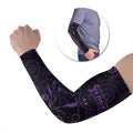 Purple Dragonfly Aboriginal of Hope Arm Sleeves Australian Epilepsy Awareness - Aussie Hoodie