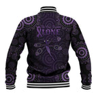 Purple Dragonfly Aboriginal of Hope Baseball Jacket Australian Epilepsy Awareness - Aussie Hoodie