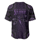 Purple Dragonfly Aboriginal of Hope Baseball Jersey Australian Epilepsy Awareness - Aussie Hoodie