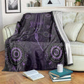 Purple Dragonfly Aboriginal of Hope Blanket Australian Epilepsy Awareness - Aussie Hoodie