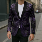 Purple Dragonfly Aboriginal of Hope Blazer Australian Epilepsy Awareness - Aussie Hoodie
