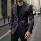 Purple Dragonfly Aboriginal of Hope Blazer Australian Epilepsy Awareness - Aussie Hoodie