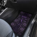 Purple Dragonfly Aboriginal of Hope Car Mats Australian Epilepsy Awareness - Aussie Hoodie