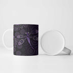 Purple Dragonfly Aboriginal of Hope Ceramic Mug Australian Epilepsy Awareness - Aussie Hoodie