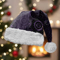Purple Dragonfly Aboriginal of Hope Christmas Santa Hat Australian Epilepsy Awareness - Aussie Hoodie