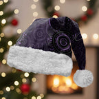 Purple Dragonfly Aboriginal of Hope Christmas Santa Hat Australian Epilepsy Awareness - Aussie Hoodie