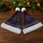 Purple Dragonfly Aboriginal of Hope Christmas Santa Hat Australian Epilepsy Awareness - Aussie Hoodie