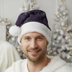 Purple Dragonfly Aboriginal of Hope Christmas Santa Hat Australian Epilepsy Awareness - Aussie Hoodie