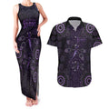 Purple Dragonfly Aboriginal of Hope Couples Matching Tank Maxi Dress and Hawaiian Shirt Australian Epilepsy Awareness - Aussie Hoodie