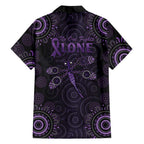 Purple Dragonfly Aboriginal of Hope Family Matching Mermaid Dress and Hawaiian Shirt Australian Epilepsy Awareness - Aussie Hoodie