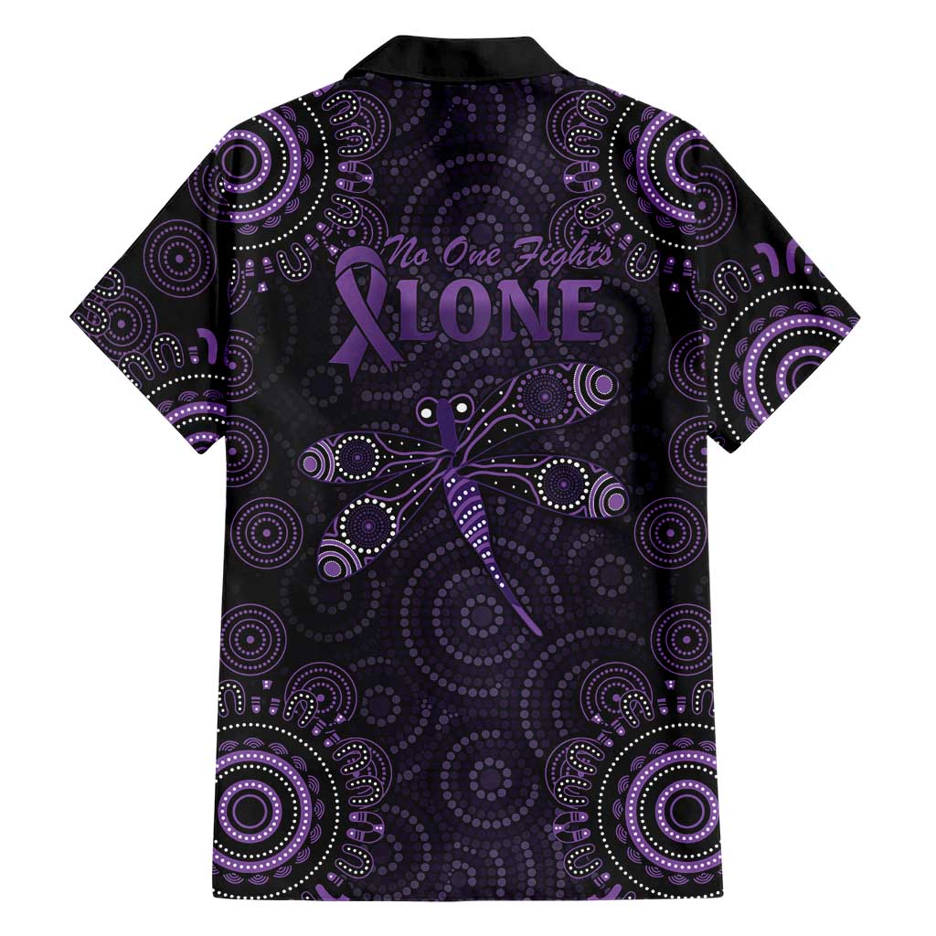 Purple Dragonfly Aboriginal of Hope Family Matching Mermaid Dress and Hawaiian Shirt Australian Epilepsy Awareness - Aussie Hoodie