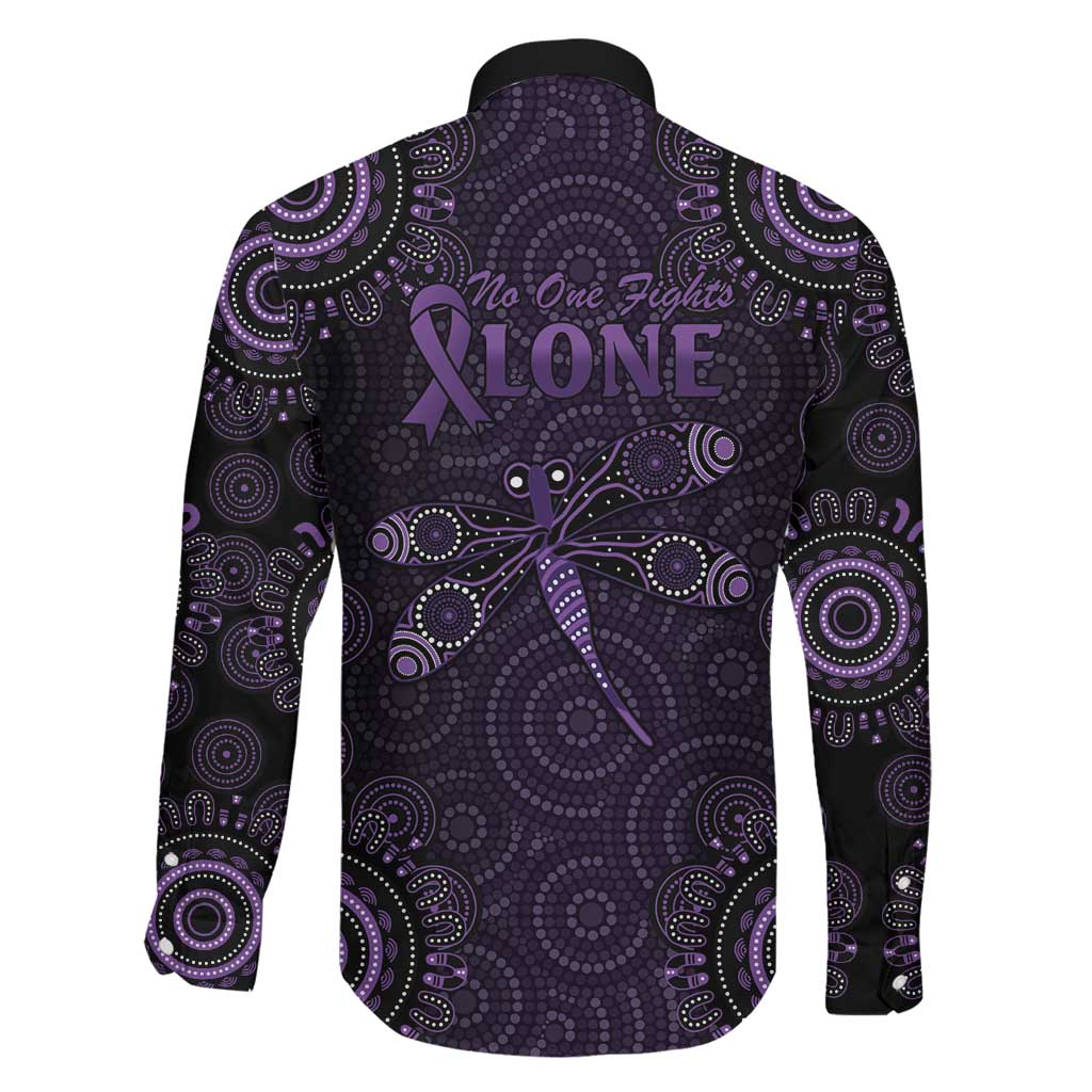 Purple Dragonfly Aboriginal of Hope Family Matching Mermaid Dress and Hawaiian Shirt Australian Epilepsy Awareness - Aussie Hoodie
