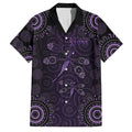 Purple Dragonfly Aboriginal of Hope Family Matching Puletasi and Hawaiian Shirt Australian Epilepsy Awareness - Aussie Hoodie
