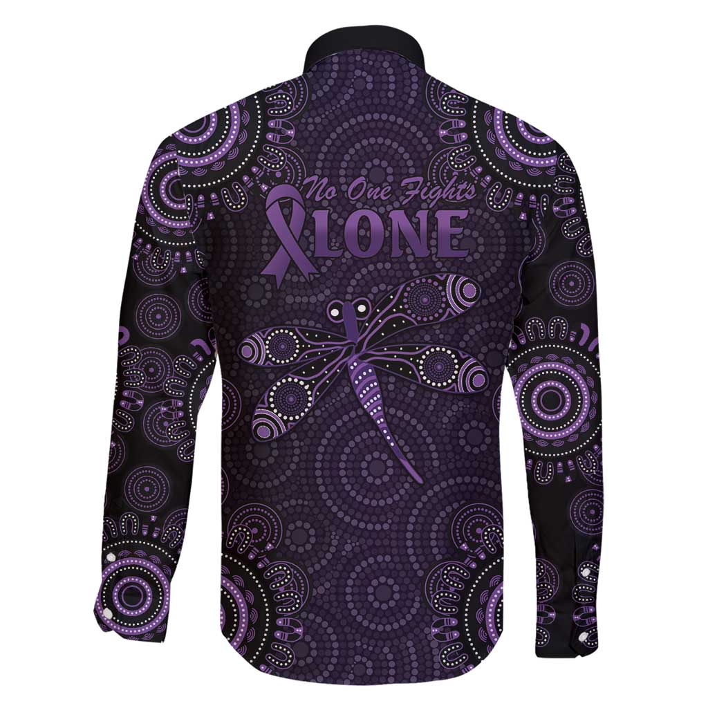 Purple Dragonfly Aboriginal of Hope Family Matching Summer Maxi Dress and Hawaiian Shirt Australian Epilepsy Awareness - Aussie Hoodie