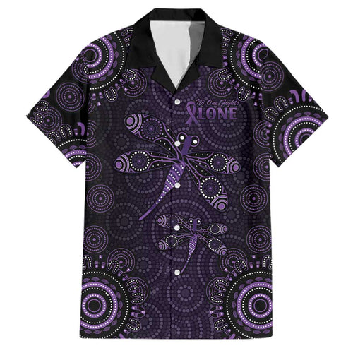Purple Dragonfly Aboriginal of Hope Family Matching Tank Maxi Dress and Hawaiian Shirt Australian Epilepsy Awareness - Aussie Hoodie