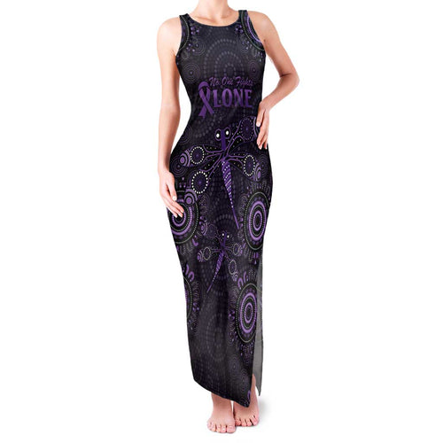 Purple Dragonfly Aboriginal of Hope Family Matching Tank Maxi Dress and Hawaiian Shirt Australian Epilepsy Awareness - Aussie Hoodie