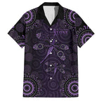 Purple Dragonfly Aboriginal of Hope Hawaiian Shirt Australian Epilepsy Awareness - Aussie Hoodie