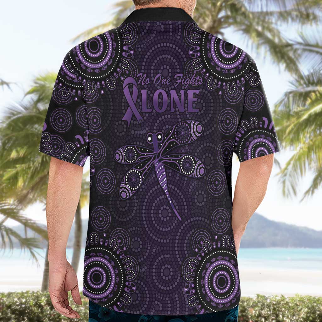 Purple Dragonfly Aboriginal of Hope Hawaiian Shirt Australian Epilepsy Awareness - Aussie Hoodie