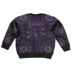 Purple Dragonfly Aboriginal of Hope Kid Ugly Christmas Sweater Australian Epilepsy Awareness - Aussie Hoodie