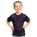 Purple Dragonfly Aboriginal of Hope Kid T Shirt Australian Epilepsy Awareness - Aussie Hoodie