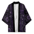 Purple Dragonfly Aboriginal of Hope Kimono Australian Epilepsy Awareness - Aussie Hoodie