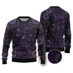 Purple Dragonfly Aboriginal of Hope Ugly Christmas Sweater Australian Epilepsy Awareness - Aussie Hoodie
